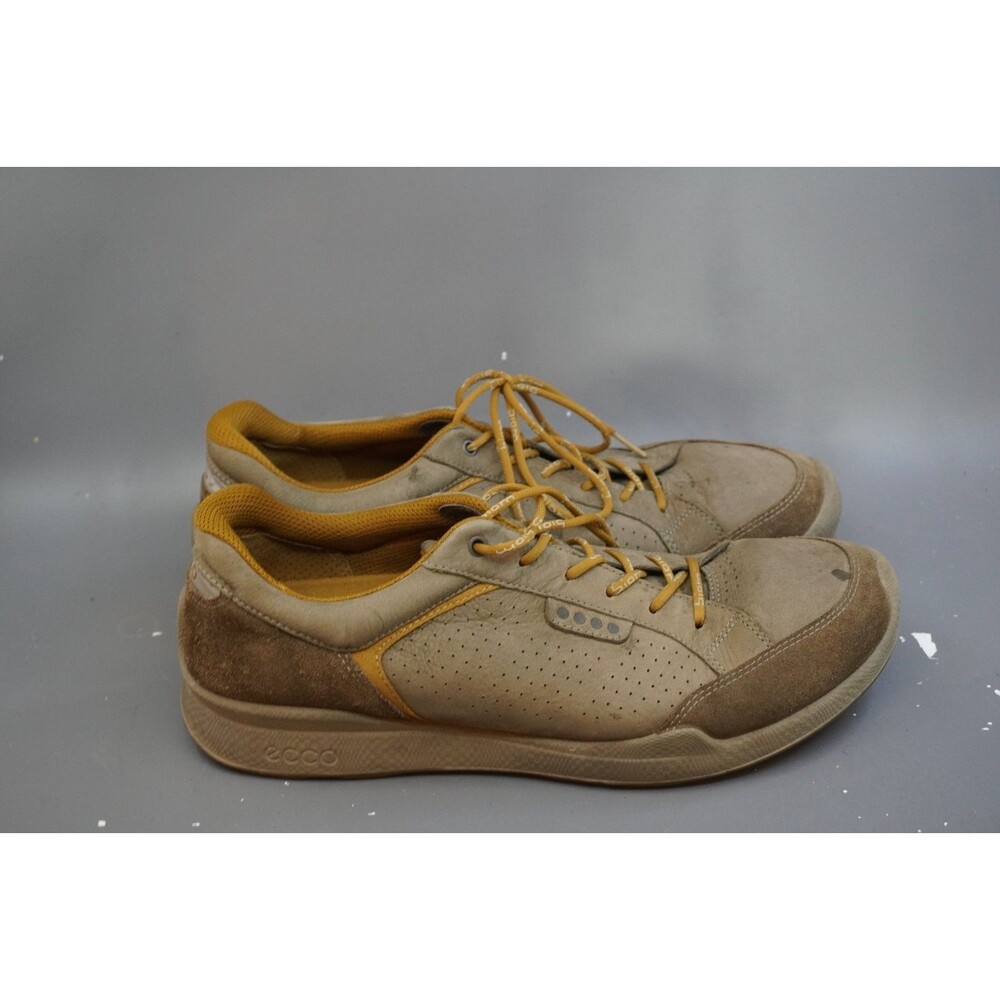 ECCO Biom Natural Motion Mens Golf Walking Shoes Brown Leather US 9-9.5 EU 43